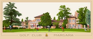LITOGRAFIA GOLF MARGARA 50X25