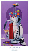 Carica l&#39;immagine nel visualizzatore di Gallery, Litografia Golf Art&quot;SACCA&quot; collezione Pieramati 48x27
