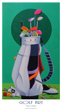 Carica l&#39;immagine nel visualizzatore di Gallery, Litografia Golf Art&quot;SACCA&quot; collezione Pieramati 48x27
